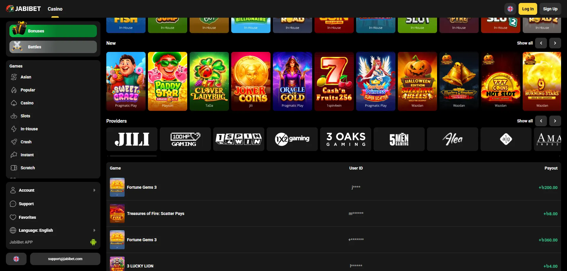Jabibet casino online slots and table games selection 2026