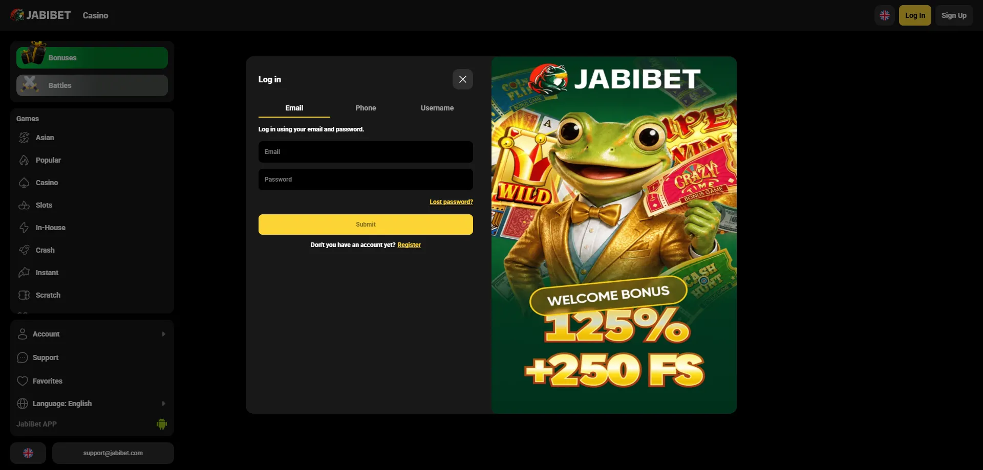 Jabibet casino mobile app Android iOS download Bangladesh